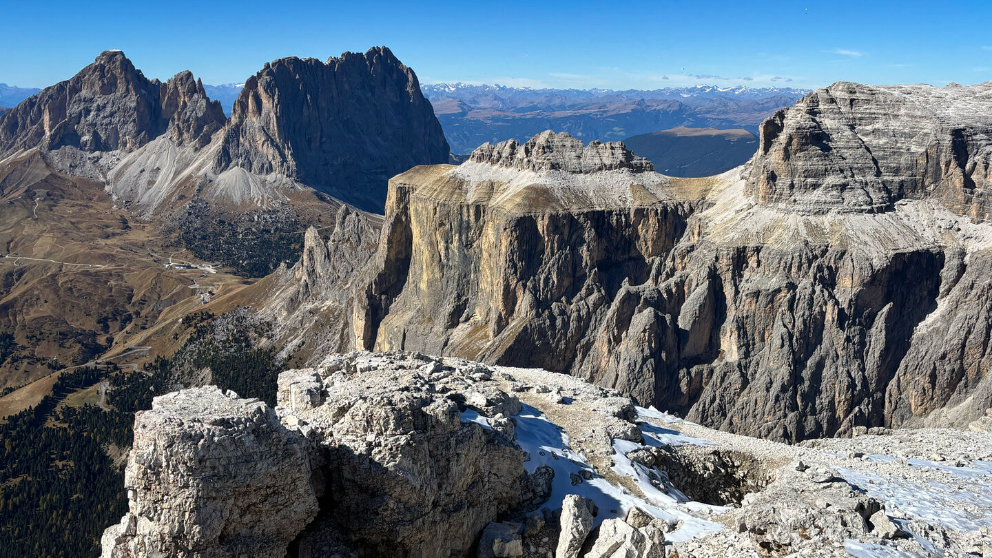 Sellagruppe mit Sellatürmen