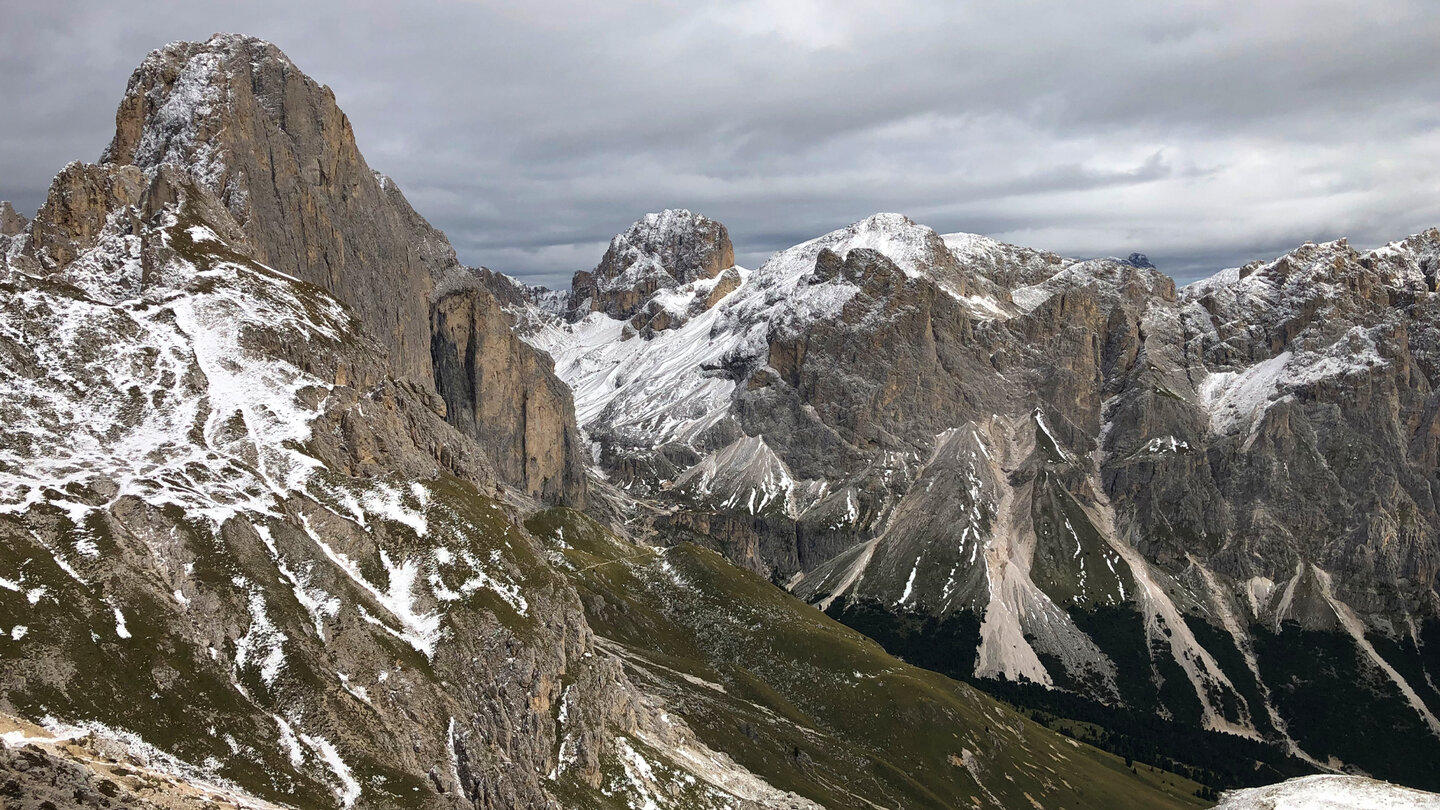 die Rosengartenspitze in der Dolomiten Rosengartenspitze in der Dolomiten