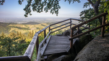 Aussichtsplattform am Bürstenstein am Felsenweg Ottenhöfen