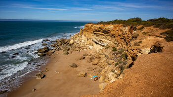 Bucht Cala del Tío Juan de Medina an der Costa de la Luz