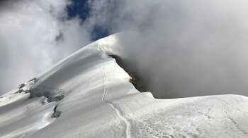 Am Berggrat des Weissmies