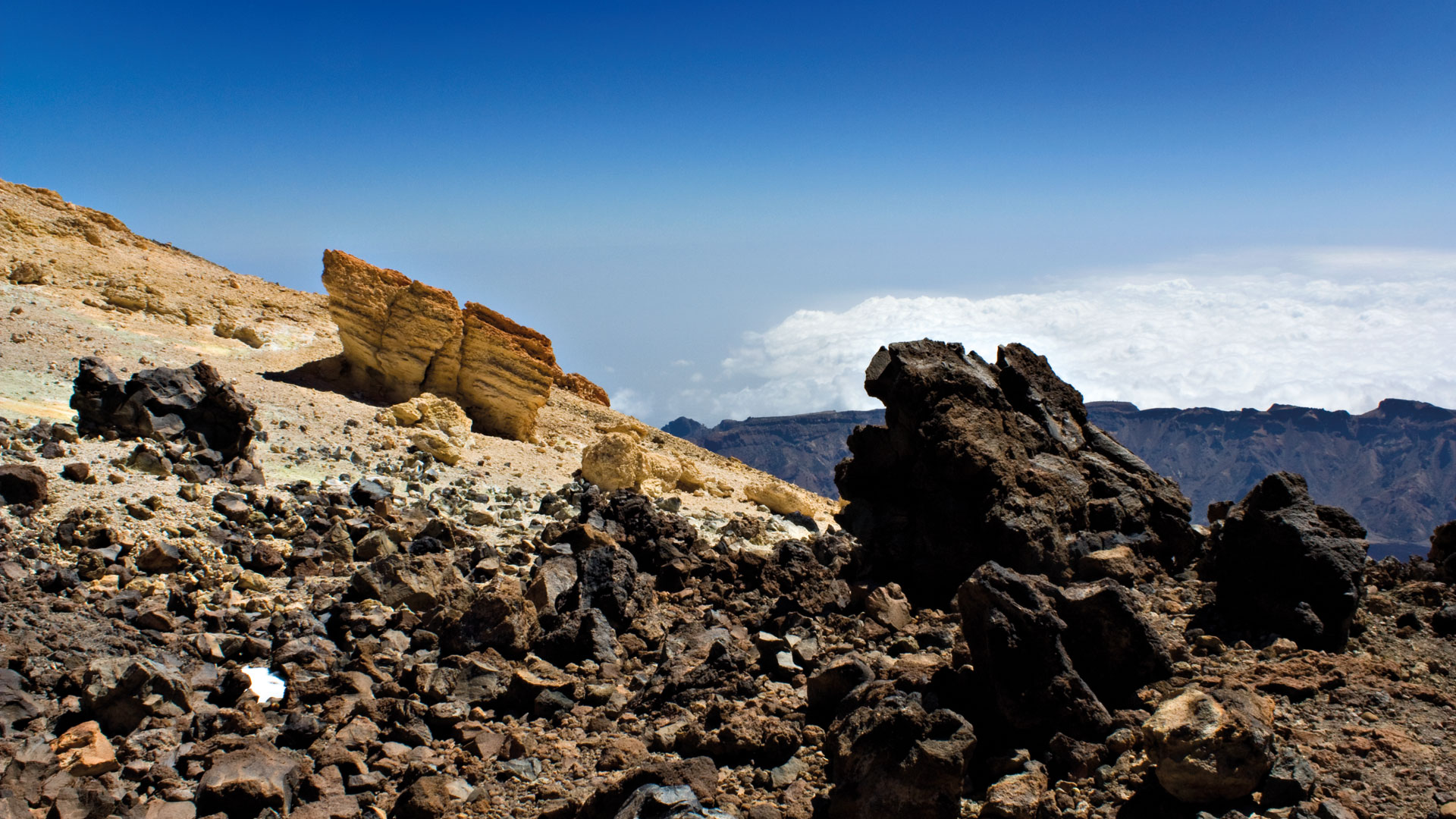 Bimssteinblöcke am Mirador La Rambleta | © SUNHIKES