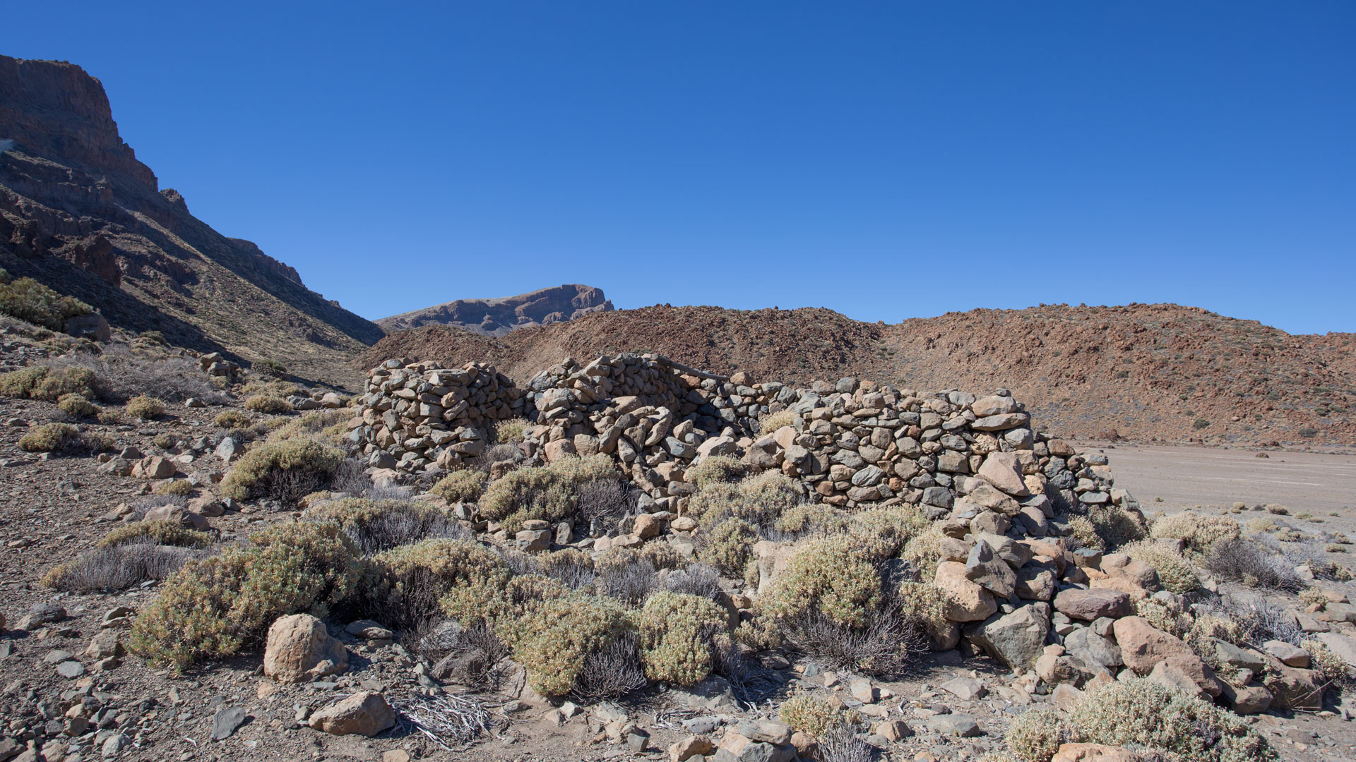 Ruinen von Hirtenhütten in der Cañada de la Grieta | © SUNHIKES Ruinen von Hirtenhütten in der Cañada de la Grieta | © SUNHIKES