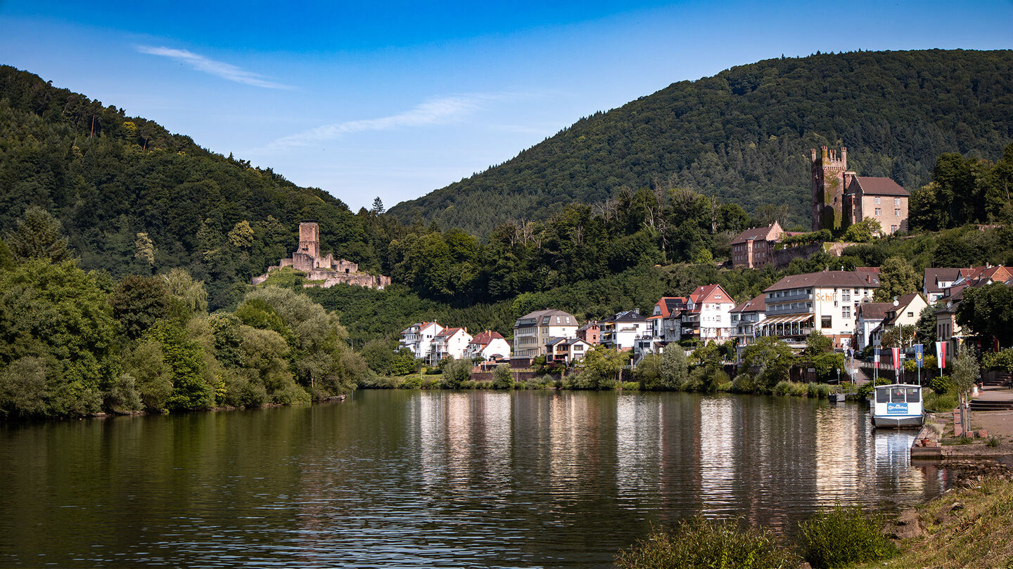 Burgen bei Neckarsteinach | © Sunhikes Burgen bei Neckarsteinach | © Sunhikes