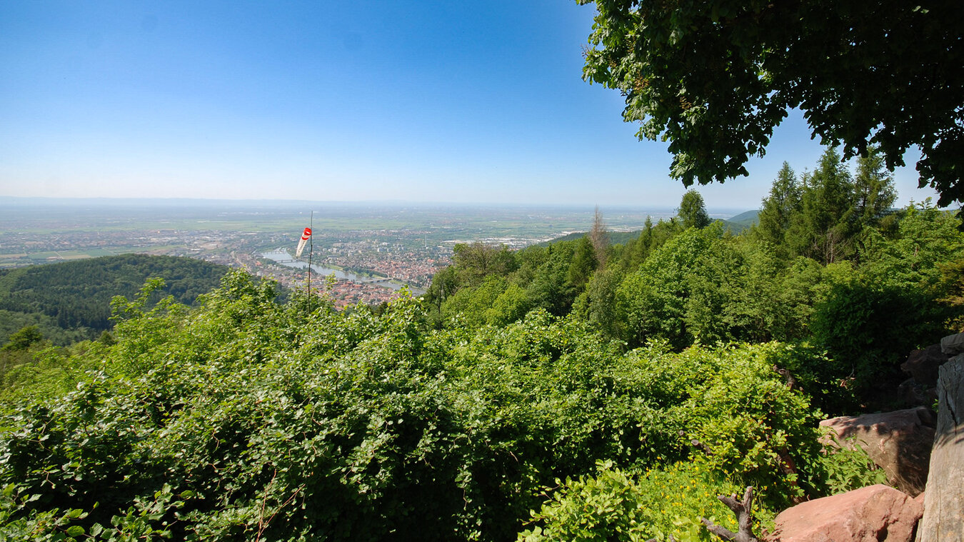 Panorama vom Königsstuhl bei Heidelberg | © Sunhikes Panorama vom Königsstuhl bei Heidelberg | © Sunhikes