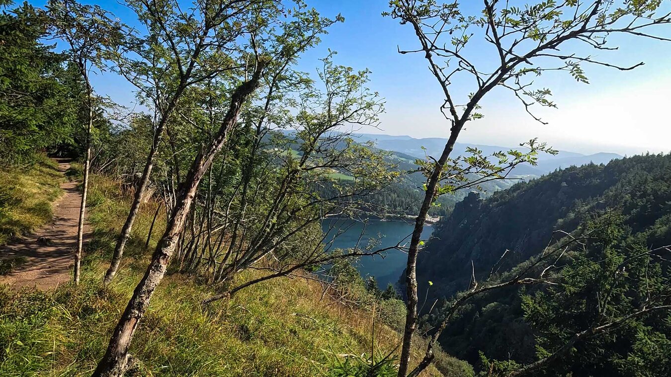 Panorama-Route über dem Lac Blanc | © Sunhikes
