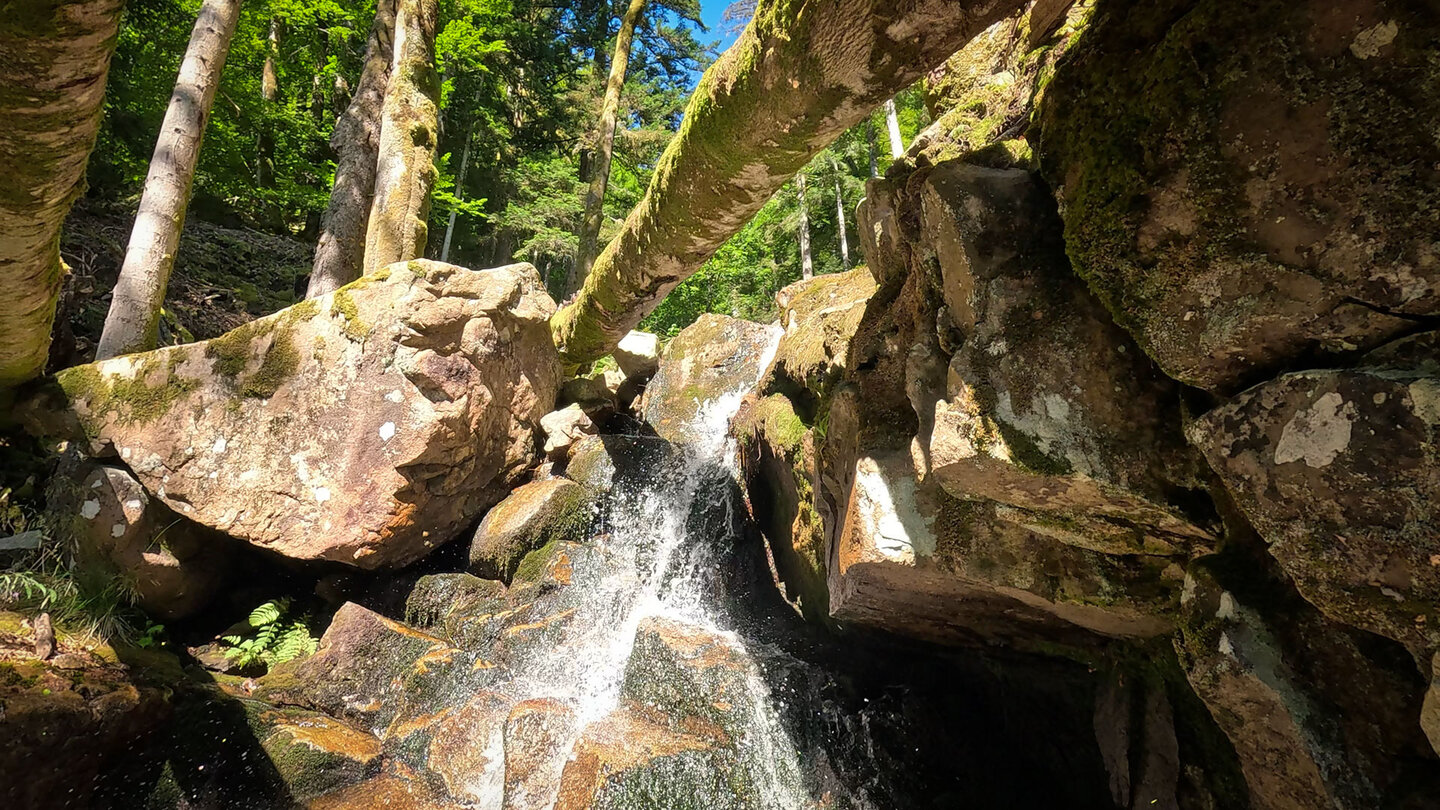 obere Fallstufe Cascade du Bockloch | © Sunhikes