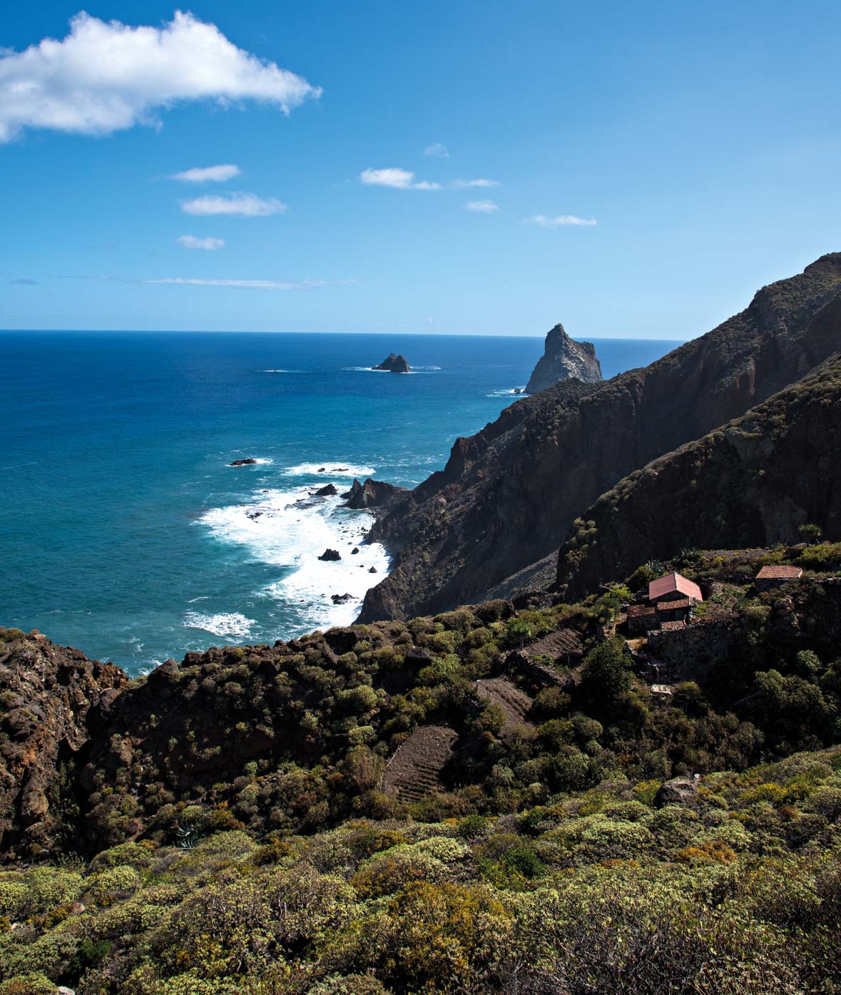 Ausblick entlang der Küste auf die Roques de Anaga | © Sunhikes Ausblick entlang der Küste auf die Roques de Anaga | © Sunhikes