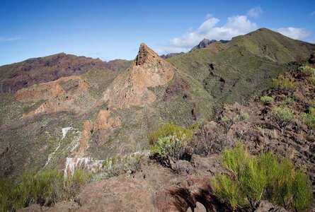 der Markante Vulkandom Risco Blanco im Teno-Gebirge | © Sunhikes