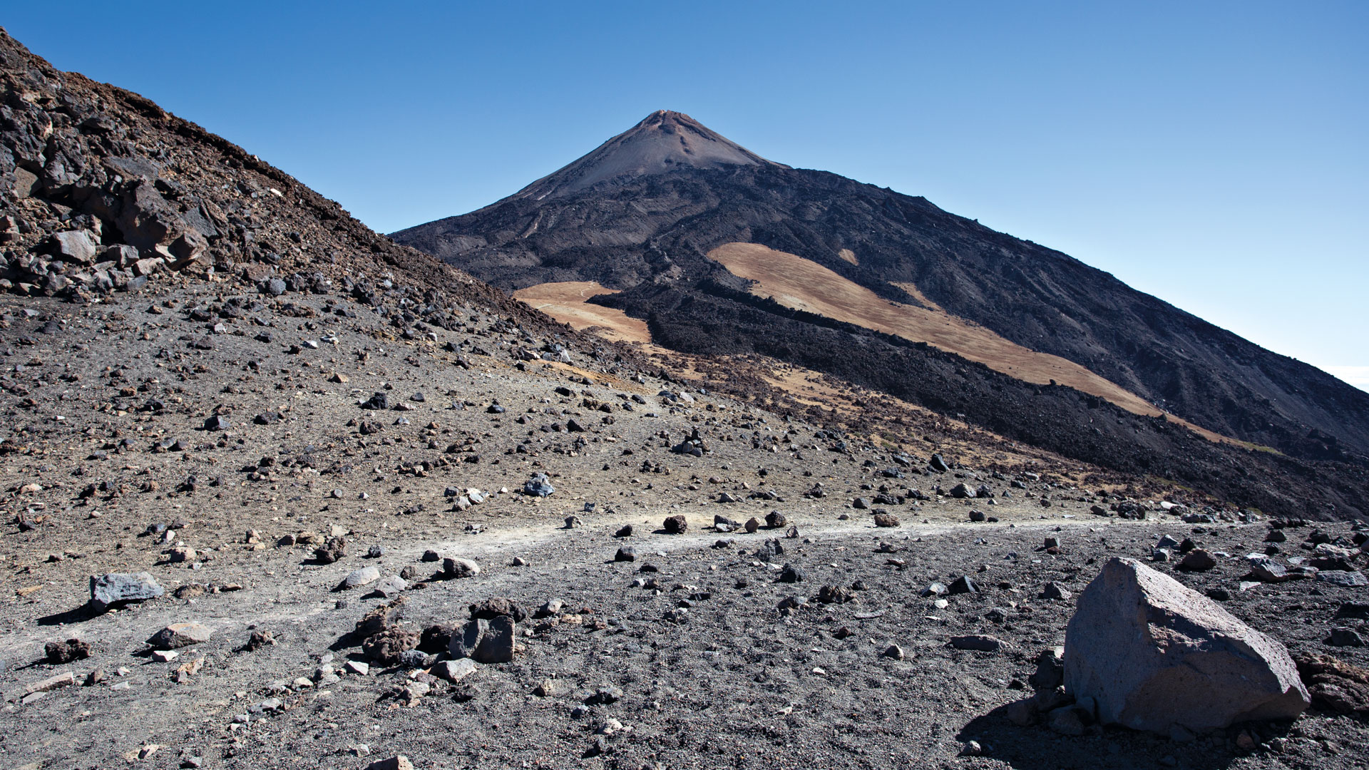 der Pico del Teide vom Pico Viejo aus gesehen | © SUNHIKES