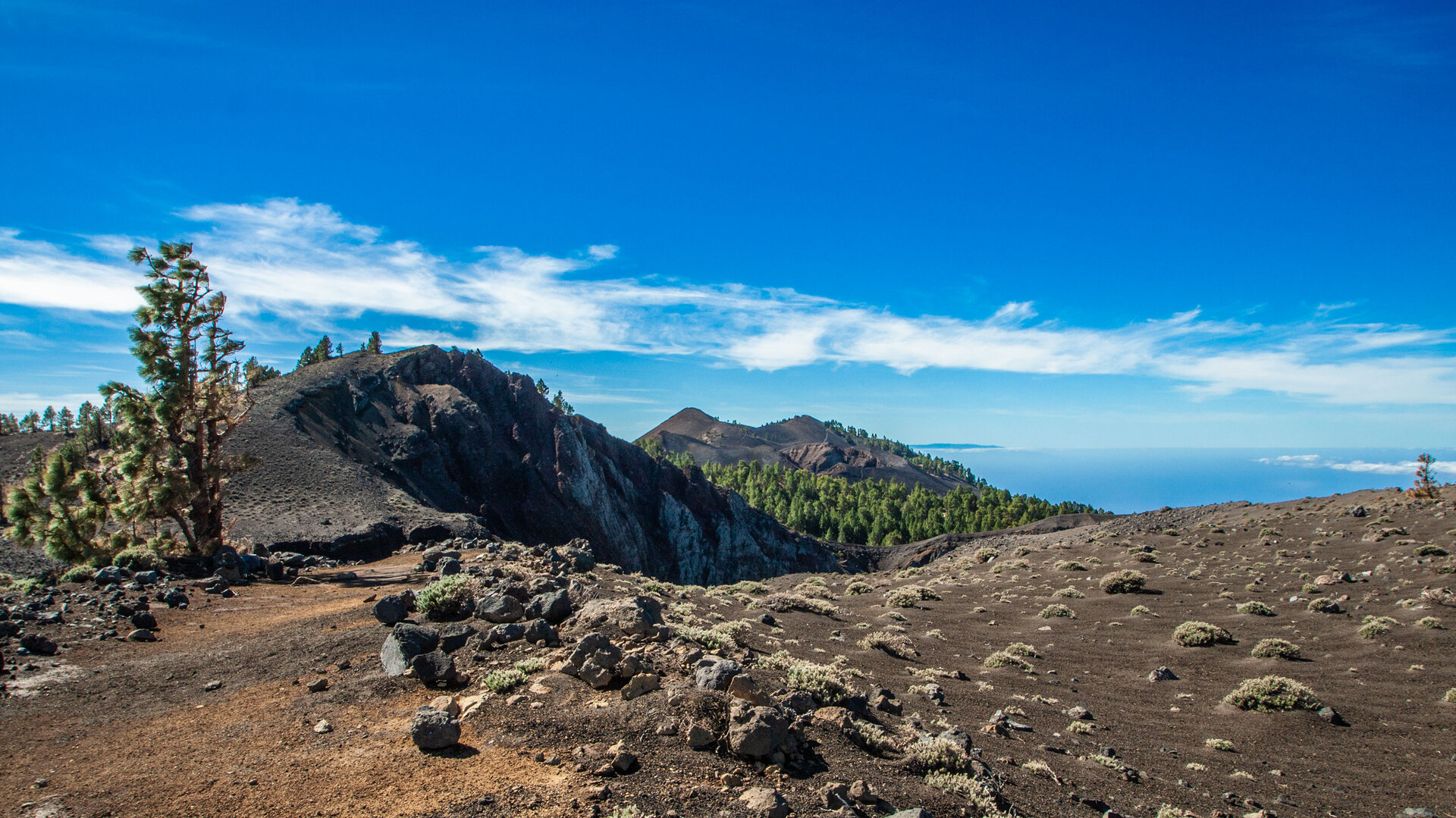 die Vulkane im Naturpark Cumbre Vieja | © Sunhikes
