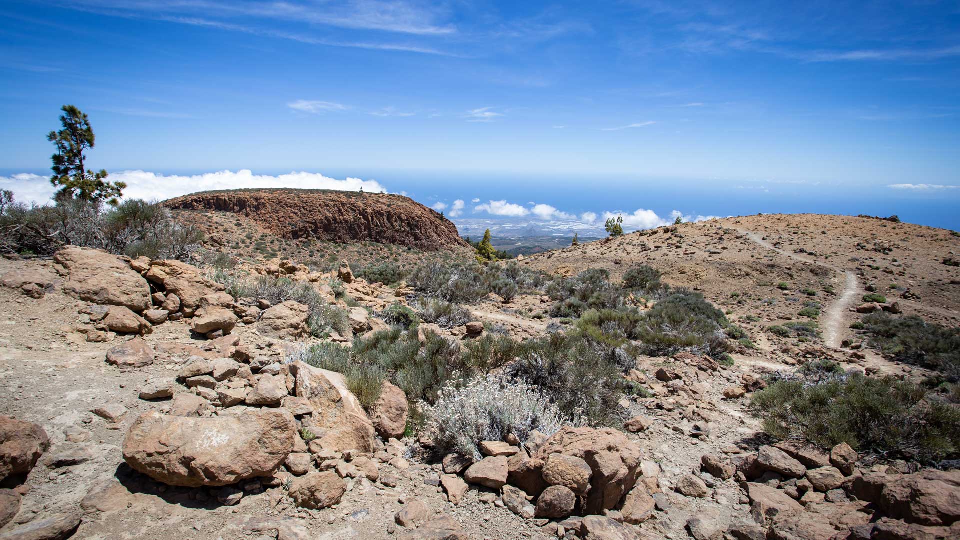 Gipfelplateau des El Sombreo | © SUNHIKES Gipfelplateau des El Sombreo | © SUNHIKES