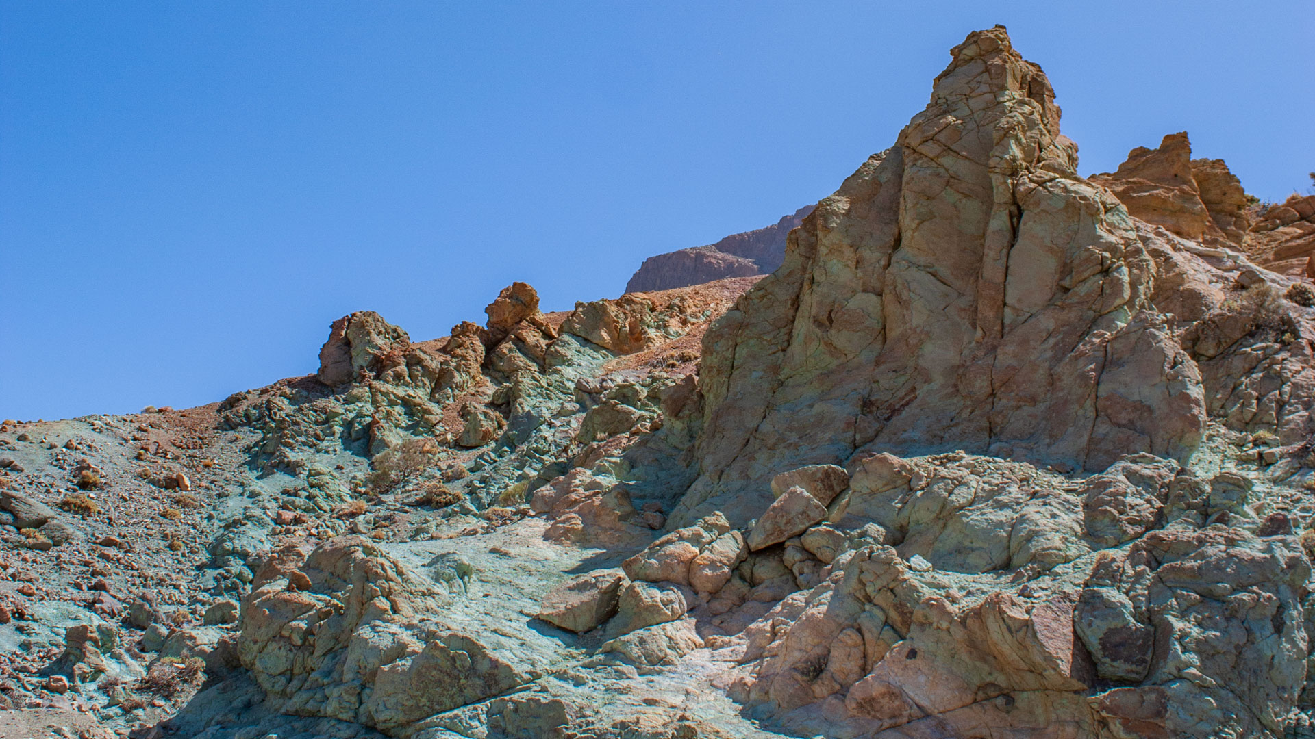 sensationelle Gesteinsformationen an den Los Azulejos | © SUNHIKES sensationelle Gesteinsformationen an den Los Azulejos | © SUNHIKES