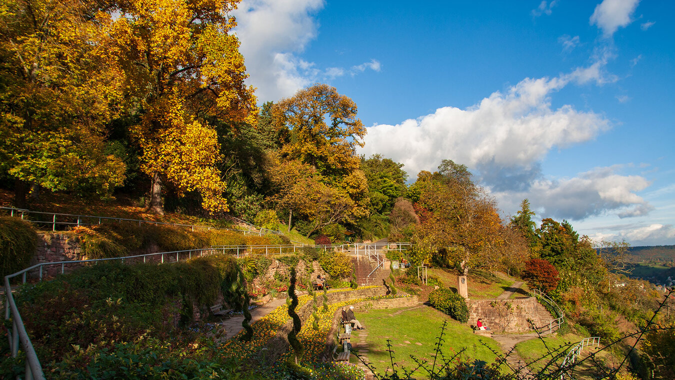 Philosophengärtchen mit der Eichendorff-Anlage in Heidelberg | © Sunhikes Philosophengärtchen mit der Eichendorff-Anlage | © Sunhikes