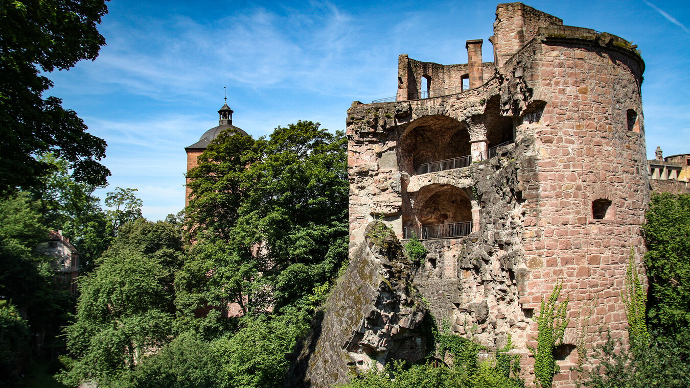 der gesprengte Turm des Heidelberger Schlosses | © Sunhikes gesprengter Turm des Heidelberger Schlosses | © Sunhikes