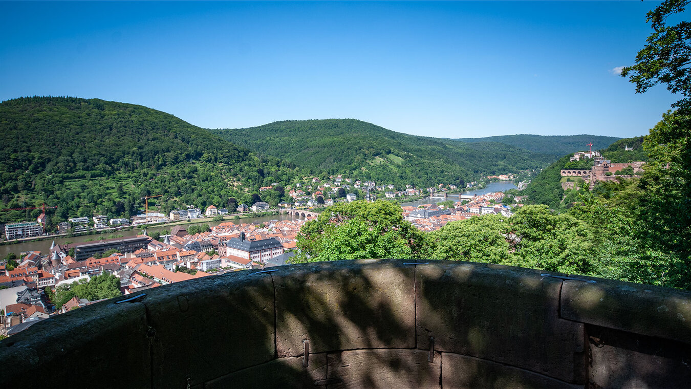 grandiose Ausblicke vom Schloss auf Heidelberg und Umgebung | © Sunhikes Ausblicke vom Schloss auf Heidelberg und Umgebung | © Sunhikes