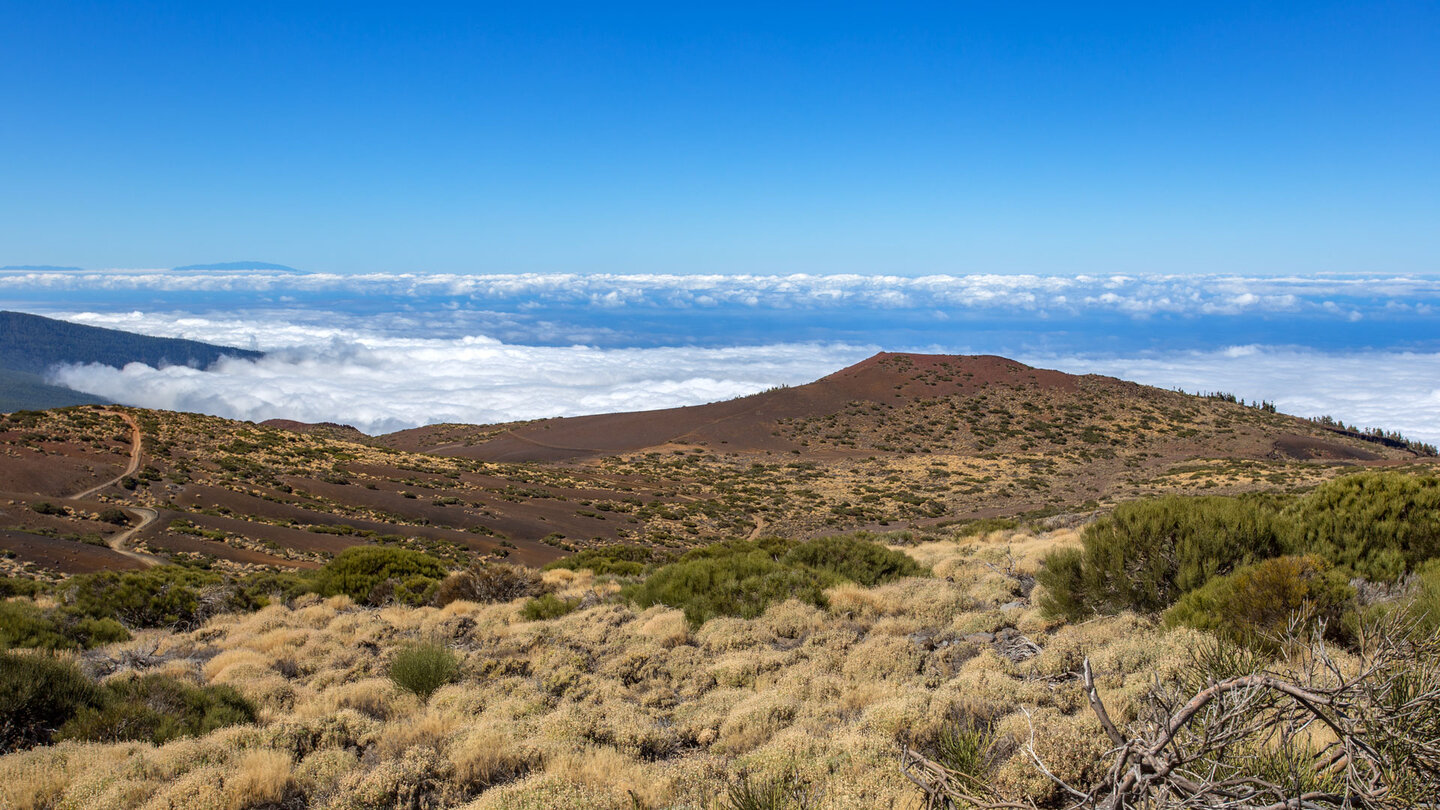 Passatwolken unterhalb des Montaña Limón | © SUNHIKES