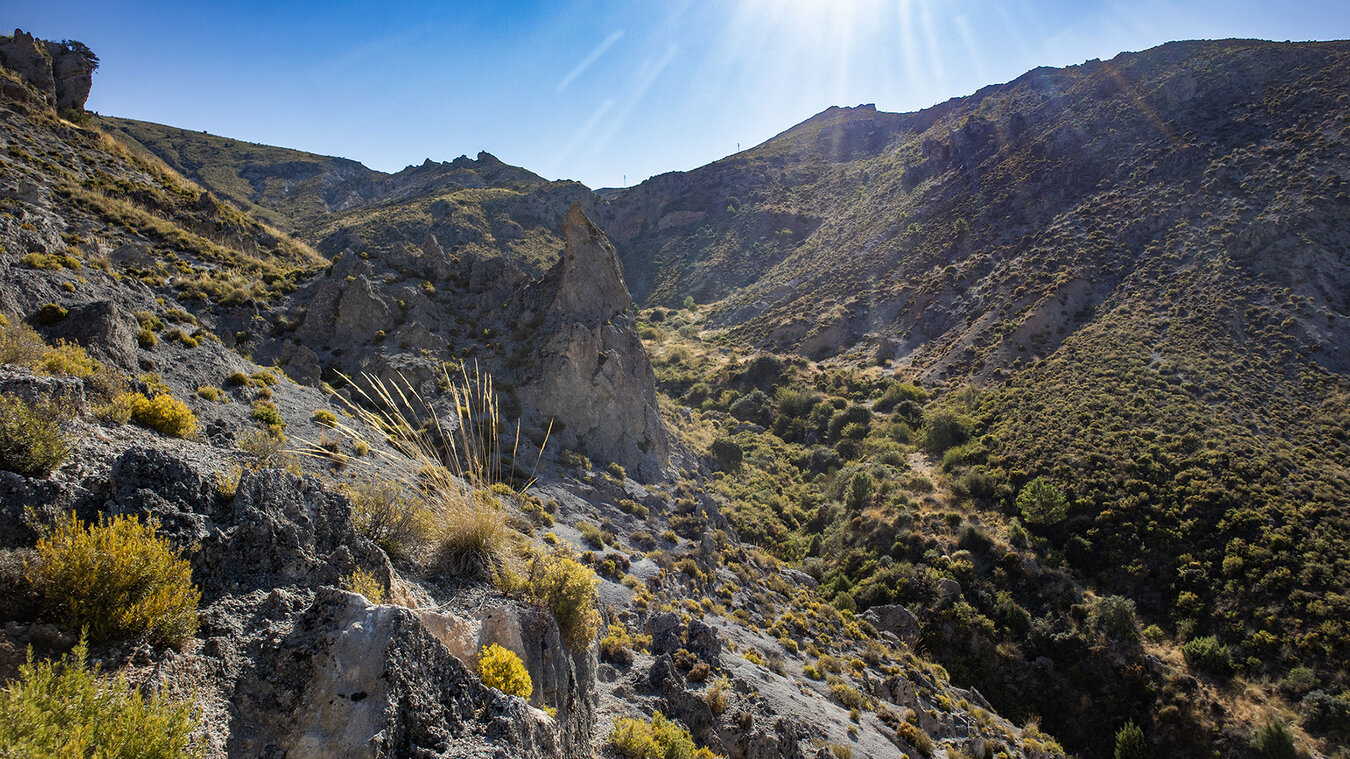 Blick in die Schlucht Barranco de Revueltillas | © Sunhikes