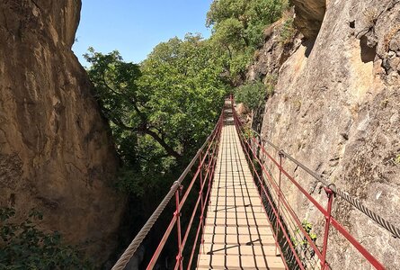 Hängebrücke Los Cahorras del Río Monachil | © Sunhikes