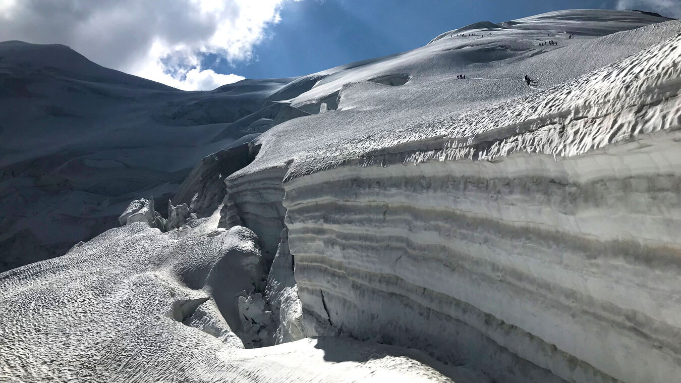Triftgletscher in den Walliser Alpen | © Sunhikes