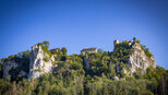Burg Werenwag auf Kalkfelsen im Donaubergland | © Sunhikes