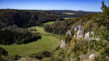 Blick auf die Donauschleife vom Aussichtspunkt Burgstall | © Sunhikes