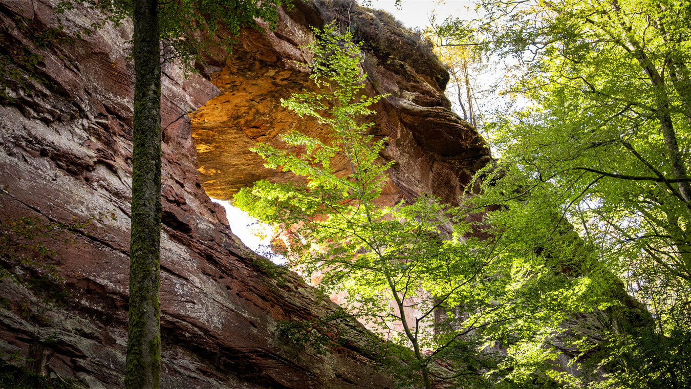 Felsentor im Erbsenfelsen | © Sunhikes