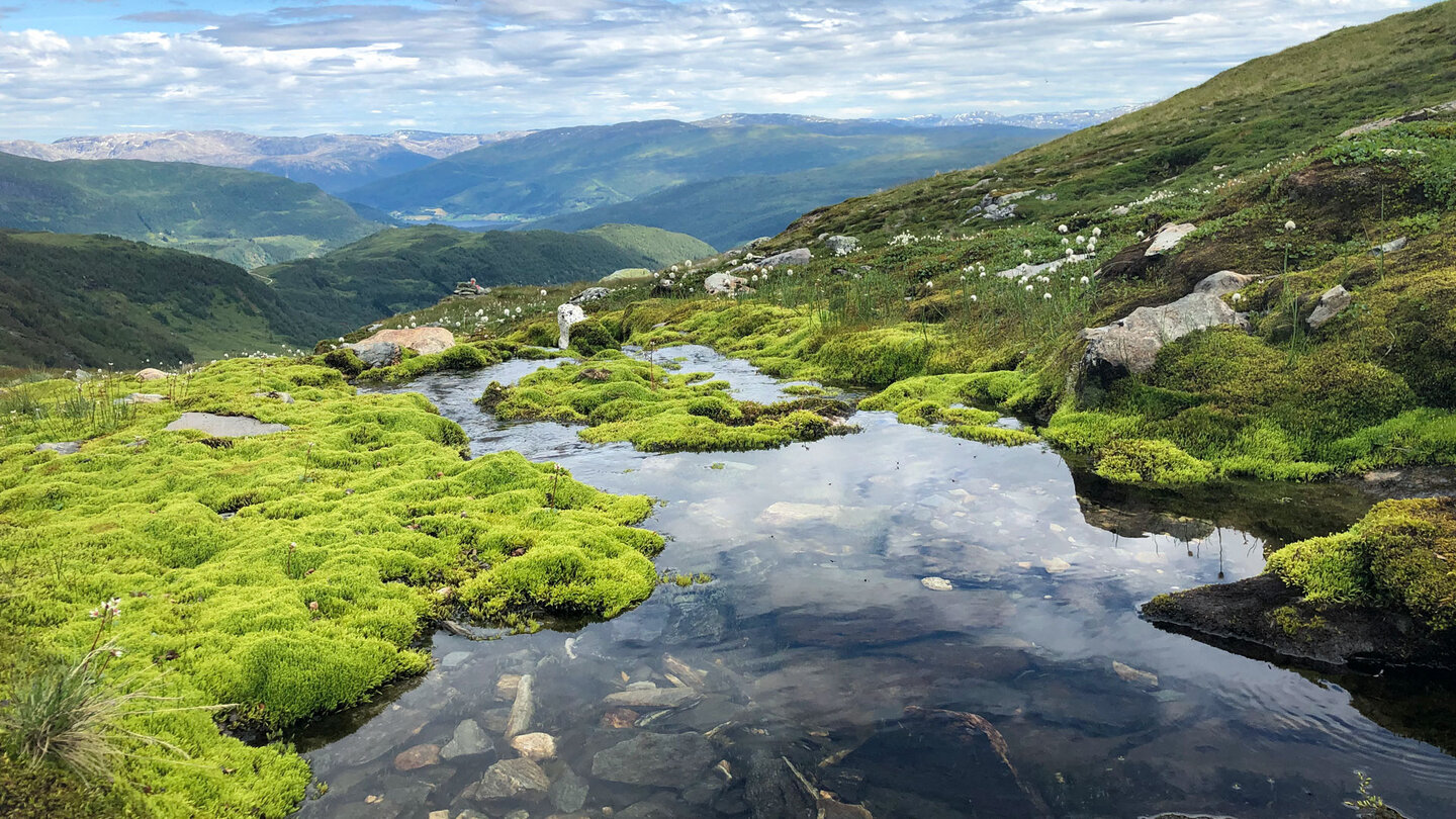 Bergsee Mykjedalsvatnet bei Voss in Hordaland | © Sunhikes