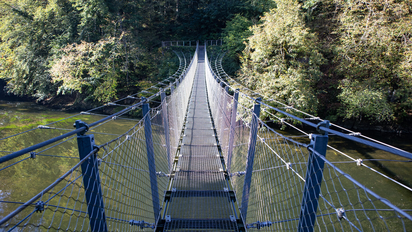 Hängebrücke im Fürstlichen Park Inzigkofen | © © Sunhikes