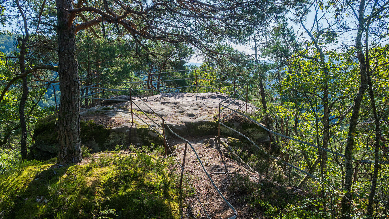 der Krappenfelsen auf der Eulenfels-Tour | © Sunhikes