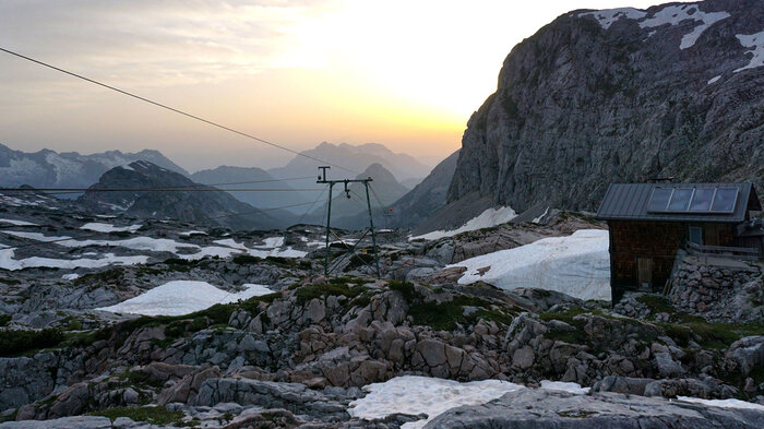 Materialseilbahn Ingolstädter Haus | © Sunhikes