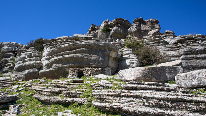 Steinhaus Abrigo de Juan Ramos im Torcal de Antequera | © Sunhikes