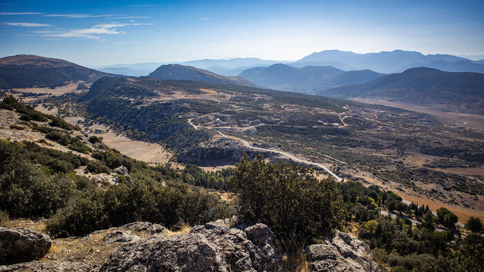 Blick vom Balcón de Andalucía über das Bergland von Cabra | © Sunhikes