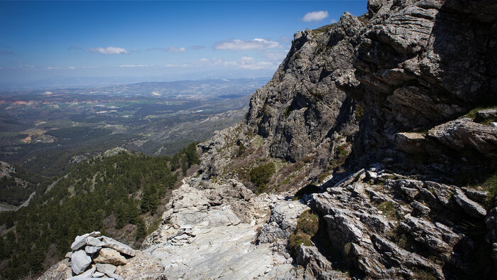 Blick vom Wanderweg am Salto de Caballo Im Naturpark Tejeda | © Sunhikes