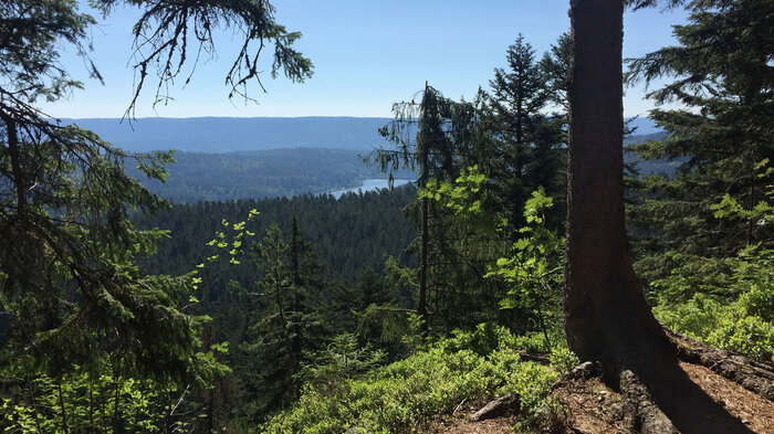 Schwarzenbachtalsperre Zweiseenblick | © Sunhikes