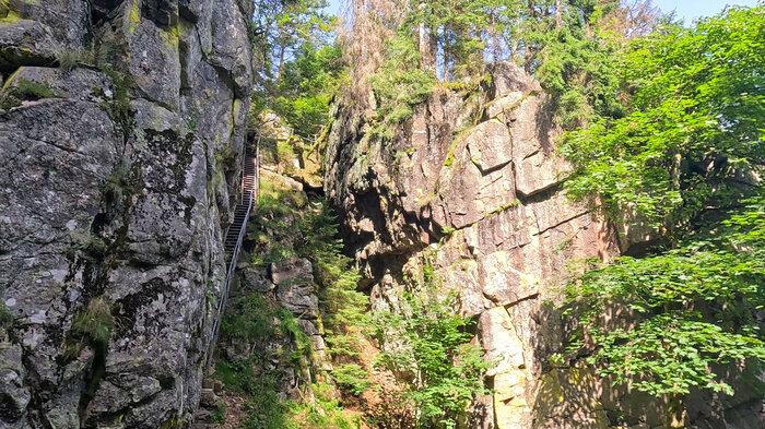 Wanderroute - Les escaliers des Hirschsteine | © Sunhikes Les escaliers des Hirschsteine | © Sunhikes