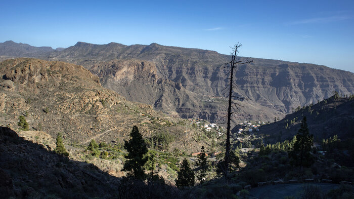 die Carretera Pinar mit Aussicht auf Barranquillo Andrés | © Sunhikes