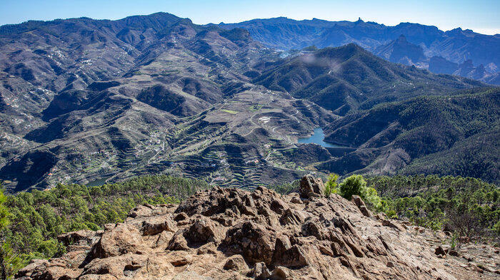 Stausee Presa de las Hoyas beim Naturpark Tamadaba | © Sunhikes