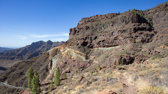 Wanderpfad durch die Azulejos auf Gran Canaria | © Sunhikes