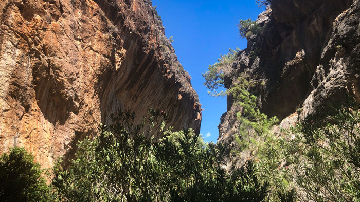 Felsflanke in der Lisos-Schlucht | © Sunhikes