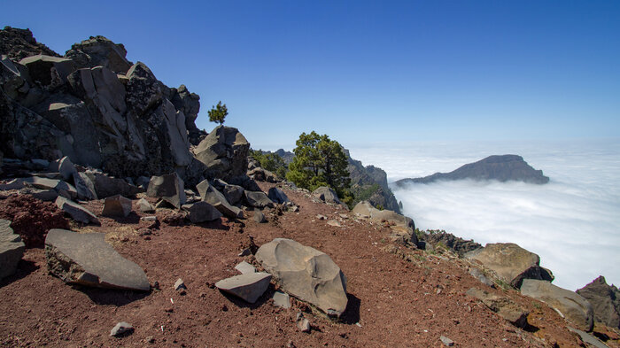 Felsformation auf dem Wanderweg beim Pico de la Sabina | © Sunhikes Felsformation am Wanderweg beim Pico de la Sabina | © Sunhikes