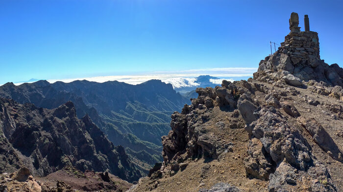 Ausblick vom Pico Fuente Nueva in La Palmas Süden | © Sunhikes Blick vom Pico Fuente Nueva in La Palmas Süden | © Sunhikes
