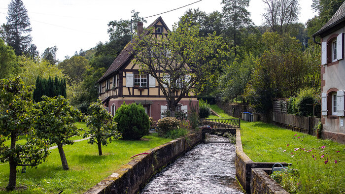 Fachwerkhäuser am Schwarzbach | © Sunhikes