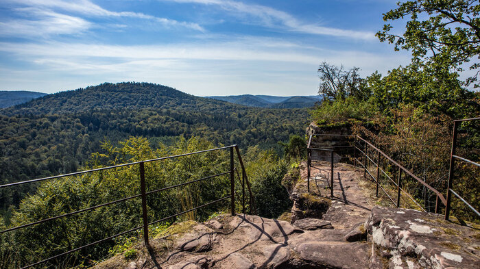 Felsplateau Burg Lützelhardt | © Sunhikes
