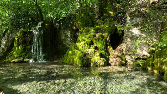 Wandern am Gütersteiner Wasserfall auf der Schwäbischen Alb | © Sunhikes Gütersteiner Wasserfall auf der Schwäbischen Alb | © Sunhikes
