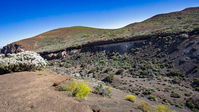 Erosionsspalte oberhalb der Arenas Negras | © Sunhikes Erdspalte oberhalb der Arenas Negras | © Sunhikes