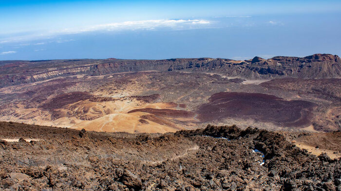 vom Mirador La Rambleta fällt der Blick in den gewaltigen Kessel der Caldera | © Sunhikes vom Mirador La Rambleta fällt der Blick in den Kessel der Caldera | © Sunhikes