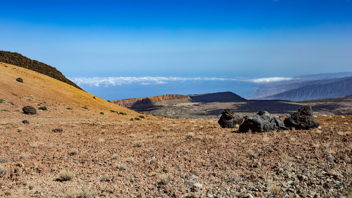 Blick über den Felsberg La Fortaleza bis ins Valle de Orotava | © Sunhikes
