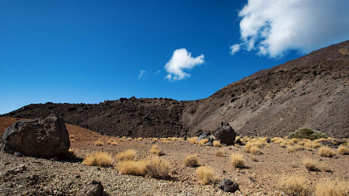 Lavaverwerfungen am Montaña Blanca | © Sunhikes
