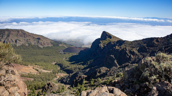 der Vulkan de Arafo im  Valle de Güímar | © Sunhikes
